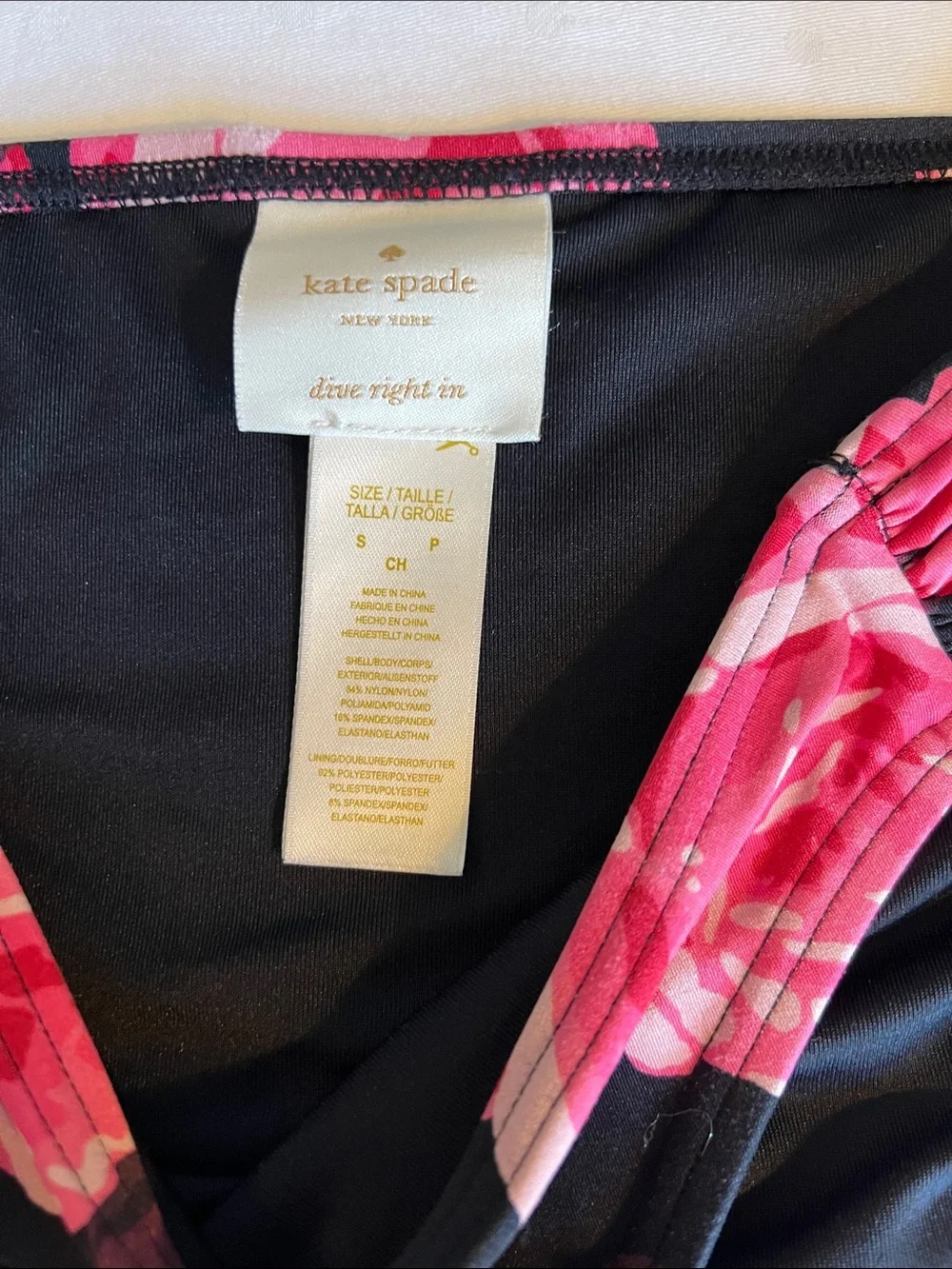 Kate Spade New York - Rosa Black Halter Bikini - SMALL